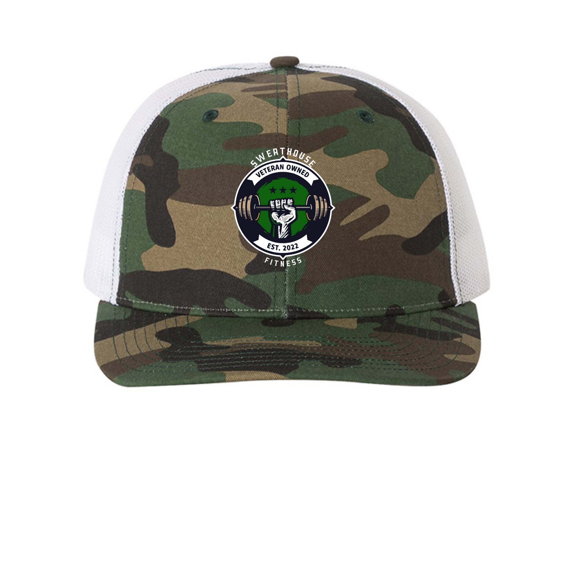 Army Camo/ White - FRONT