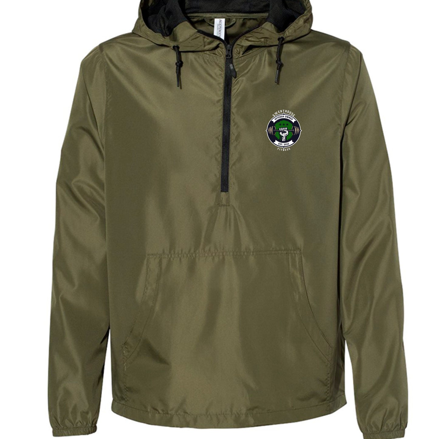 Army/ Black Zipper - FRONT